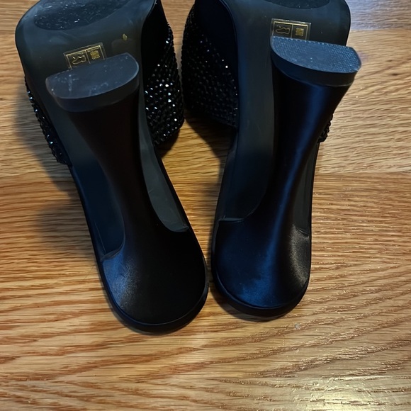 Jeffrey Campbell HollywoodJ Rhinestone Platform Sandals Size 8 - Picture 10 of 13